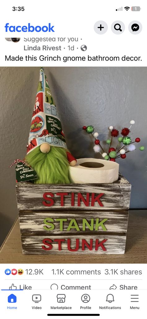 Grinch Stink Stank Stunk, Grinch Ideas, Grinch Crafts, Stink Stank Stunk, Grinch Christmas Decorations, Grinch Stole Christmas, Indoor Christmas Decorations, Grinch Christmas, Basket Ideas