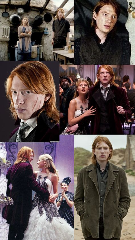 Harry Potter Bill Weasley, Bill Weasley And Fleur, Bill Weasley Fanart, Domhnall Gleason, Bill Weasley, Harry Potter Couples, Weasley Harry Potter, Arthur Weasley, Weasley Family