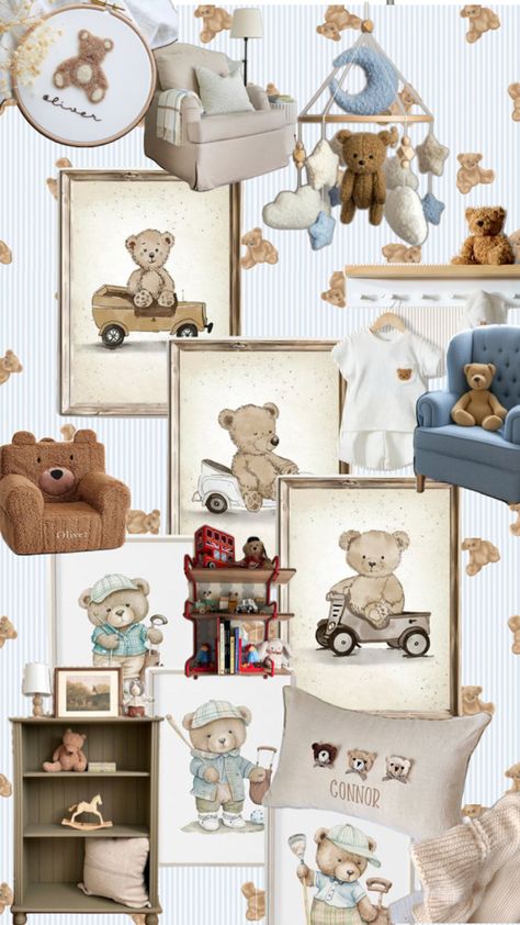 Teddy Bear Nursery Theme, Bear Nursery Theme, Teddy Bear Nursery, Girl Nursery Themes, Teddy Bear Girl, Bear Nursery, Nursery Theme, Bear Girl