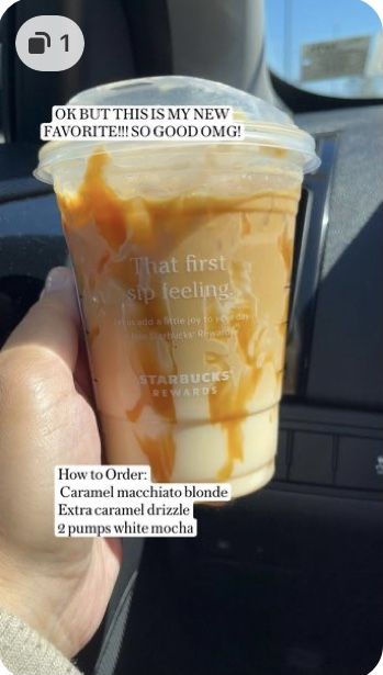 Iced Coffee Caramel, Starbucks Drinks Coffee, Caramel Macchiato Starbucks, Starbucks Drink Menu, Starbucks Secret Menu Recipes, Cold Starbucks Drinks, Coffee Caramel, Iced Starbucks Drinks, Coffee Recipes Starbucks