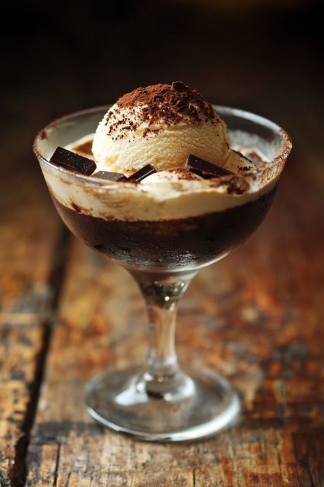 Delicious Vodka Affogato Recipe: A Unique Twist on the Classic Coffee Dessert #cocktails #cocktailrecipes Espresso Ice Cream, Affogato Recipe, Italian Desserts Traditional, Cocktails And Canapes, Dessert Cocktails, Classic Cocktail Recipes, Dairy Free Alternatives, Rich Chocolate Cake, Cocktail Desserts