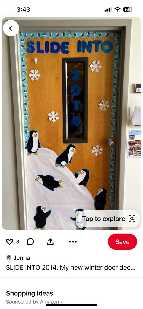 Penguin Classroom Door, Door Decorations Winter, School Door Decorations, Winter Door, Cool School, Winter Animals, Arctic Animals, Classroom Door, Too Cool For School