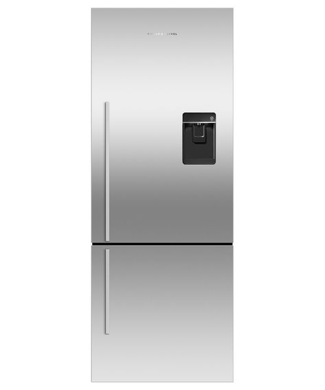 Kitchen Appliances Design, Stainless Steel Fridge, Kitchen Appliances Luxury, British Interior, Freestanding Fridge, Fisher Paykel, Fridge Door, Kitchen Solutions, Bottom Freezer