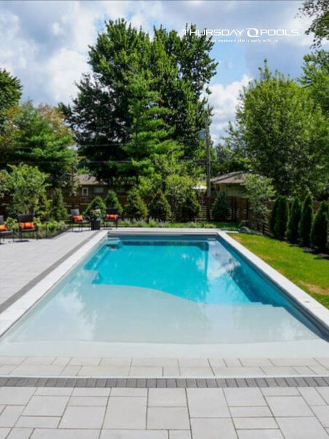 Walk In Pool, Thursday Pools, Zero Entry Pool, Beach Entry Pool, Sloped Yard, Pools Backyard Inground, Fiberglass Swimming Pools, Swimming Pools Inground, Fiberglass Pools