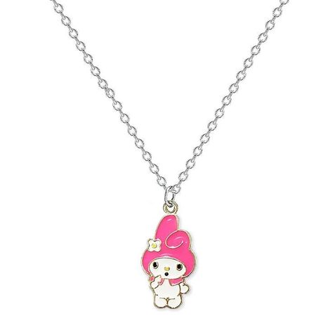 My Melody Necklace, Kuromi Necklace, Cute Necklaces Aesthetic, Sanrio Necklace, Melody Necklace, Aesthetic Pendant, Necklaces Aesthetic, Quinceanera Jewelry, Cute Lunch Boxes