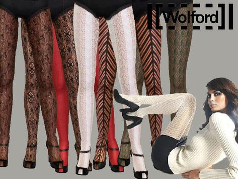 ancsie18's Blair Waldorf's Wolford tights megapack Corset Tattoo, Wolford Tights, Lace Stockings, Leighton Meester, Blair Waldorf, Sims 4 Clothing, Sims 4 Cc, The Sims Resource, Sims Resource