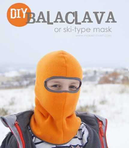 Homemade Ski Mask, Diy Balaclava Free Pattern, Diy Ski Mask, Balaclava Sewing Pattern, Diy Balaclava, Balaclava Pattern, Fabric Art Diy, Sac En Cuir Diy, Ski Masks