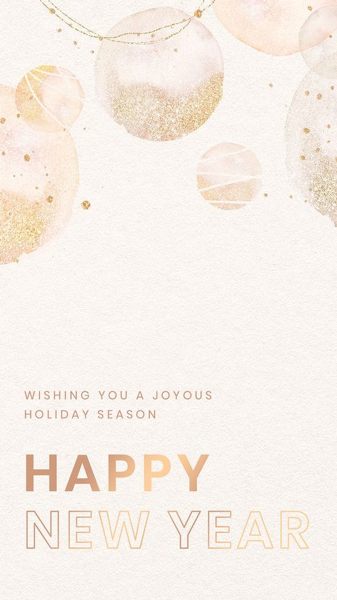 New Year Iphone Wallpaper, Iphone Wallpaper Template, Christmas Instagram Story, Beauty Brochures, New Year Card Design, Best Christmas Wishes, Wallpaper Template, Christmas Instagram, Happy New Year Wallpaper