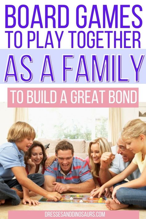 Do board games help a family bond? Yes! They are a great way to bond as a family and here are some of the best games to play as a family! Bonding Games, Kids Critical Thinking, Best Family Board Games, Free Family Activities, Playing Board Games, Bonding Activities, Family Board Games, Fun Board Games, The Game Is Over