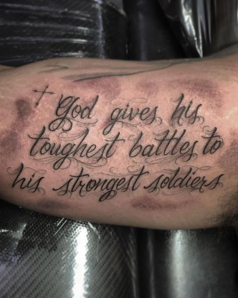 Before This God Give His Toughest Battles Quotes, Quotes Tattoo Men, Soldiers Wallpaper, Battles Quotes, God Gives His Toughest Battles, Battle Quotes, Tattoo Spine, Wallpaper God, Omerta Tattoo