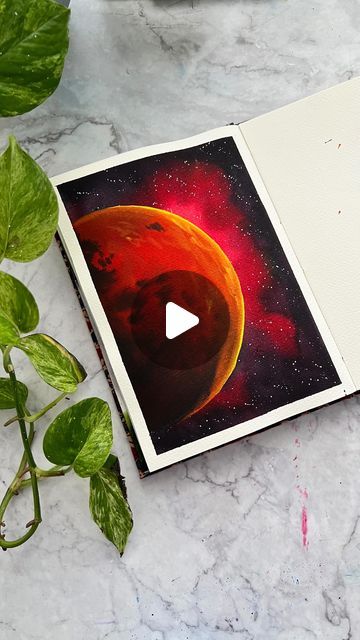 Planets Watercolor, Galaxy Watercolor Painting, Watercolour Journal, Space Watercolor, Space Painting, Cosmic Art, Watercolor Journal, Watercolor Projects, Watercolor Paintings Easy