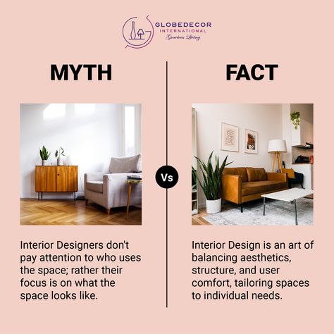 Sad Reality: Debunking Interior Design Myths 💔 Don't be misled by the misconceptions about the art of design. Interior Design Story Ideas, Interior Design Content Ideas, Interior Design Quotes, Balance Art, Chic Office, Minimalism Interior, Type Design, Design Quotes, Interior Designers