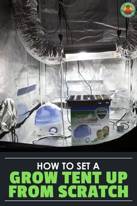 Are you wondering about setting up your very first tent? You’re in the right place! Grow tents are one of the most important tools when it comes to indoor gardening and setting them up is a simple process once you know what’s needed. Setting Up A Grow Tent, Grow Tent Vegetables, Grow Tents Indoor, Diy Grow Tent, Epic Gardening, Indoor Tents, Modern Homestead, Diy Tent, Grow Room