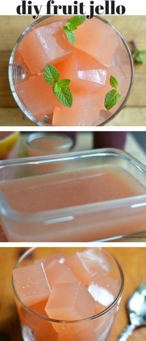 Pomegranate Gummies, Grapefruit Jelly, Diy Jello, Fruit Jello, Homemade Jello, Jello Gelatin, Grapefruit Recipes, Jello Dessert, Gelatin Recipes