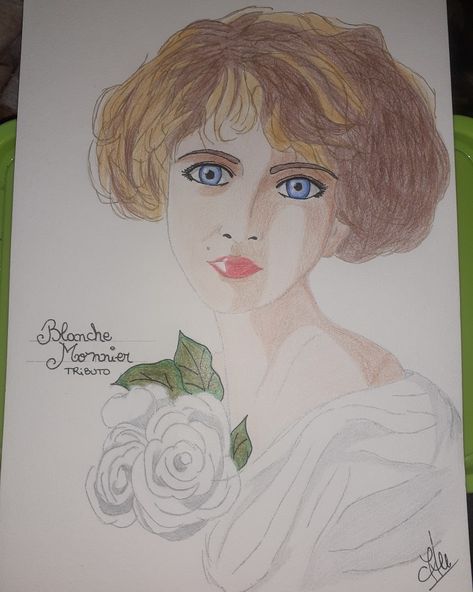 Blanche Monnier, Female Sketch, Male Sketch, Fan Art, Fan, Art