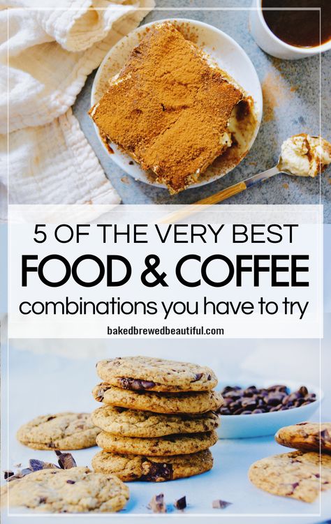 Best Food To Pair With Coffee, Snacks For Coffee Time, Morning Coffee Food Ideas, Coffee Add Ons, Snacks That Go With Coffee, Coffee And Dessert Pairing, Coffee Shop Recipes Food, What To Eat With Coffee, Coffee Shop Snacks Ideas