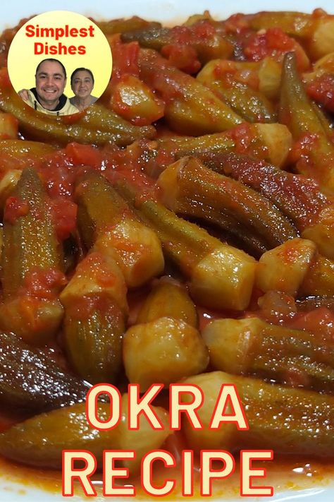 Hello everyone! If you like vegan recipes or vegetable recipes, our easy recipe that we will share with you right now is for you. Okra dish is perhaps one of the most unknown vegetable recipes. The high number of okra health benefits make it stand out when it is compared to other vegetables. If you are looking for the best okra recipe, you should definitely try our stewed okra recipe. If you are asking yourself how to make okra or how to prepare okra, we recommend that you should try our recipe. Stewed Okra, How To Make Okra, Okra Health Benefits, Okra Soup, Okra Fries, Okra Stew, Okra Recipe, Fried Okra, Okra Recipes