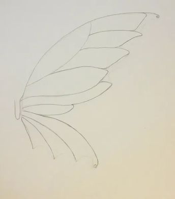 Fairy Wing Stencil, Fairy Wings Diy Tutorials, Fairy Wing Diy, How To Make Fairy Wings Diy, How To Make Fairy Wings, Fairy Wing Pattern, Fairy Wings Template, Fairy Wing Designs, Fairy Wings Pattern