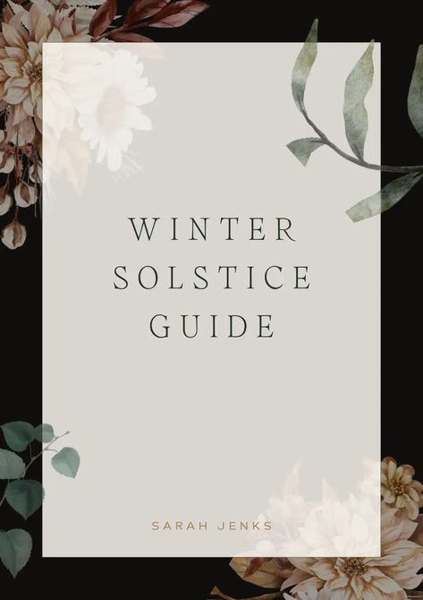 Winter Solstice Guide.pdf Solstice Aesthetic, Solstice Traditions, Winter Solstice Traditions, Winter Bucket List, Winter To Spring, Winter Solstice, Deck The Halls, Bucket List, Christmas