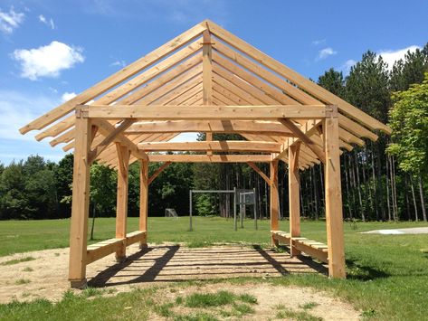 Selected Projects Timber Frame Shed, Timber Frame Pavilion, Carport Ideas, Timber Frame Cabin, Timber Frame Joinery, Pavilion Plans, Lean To, Timber Frame Construction, Carport Designs