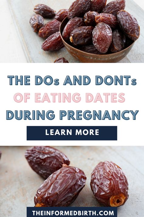 In this post, you're going to learn how dates for labor lead to an easy and fast labor and delivery. When getting ready for baby in your third trimester, don't forget to add eating dates during pregnancy to your third trimester to do list. These tips are perfect for moms who want a natural birth or want to have a fast labor. Have an easy labor and an easier first stages of labor with this tip. In this post, learn everything you need to know about dates when preparing for birth. Snacks During Labor Natural Birth, Dates For Labour, What To Eat To Prepare For Labor, Getting Ready For Birth, Labor Snacks Home Birth, How To Prepare For Labor And Delivery, Preparing For Natural Labor And Delivery, Food For Labor And Delivery, 3rd Trimester Prep For Labor