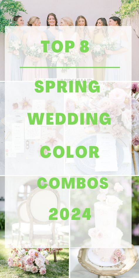 Rustic wedding schemes with green and copper for a warm and natural feel. Wedding Schemes Spring, May Wedding Color Palette 2023, Colors For Weddings Spring, Colors For A Spring Wedding, Popular Spring Wedding Colors, Spring 2024 Wedding Color Trends, Wedding Colors For Spring 2024, Wedding Schemes Colour Palettes Spring, March Wedding Colors Bridesmaid Dress