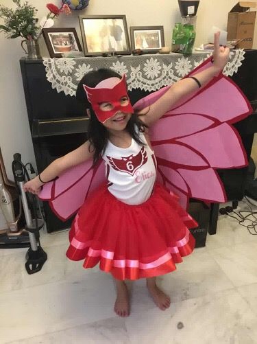 Owlette Costume, Pj Masks Owlette, Pj Masks Birthday Party, Pj Masks Birthday, Super Hero Theme, Tutu Costumes, Diy Costumes, 5th Birthday, Halloween Fun