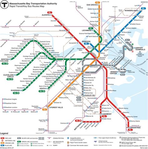 Boston Subway Map Bus Route Map, Boston Travel Guide, Boston Vacation, Boston Map, Transit Map, Moving To Boston, Metro Map, Downtown Boston, Boston Travel