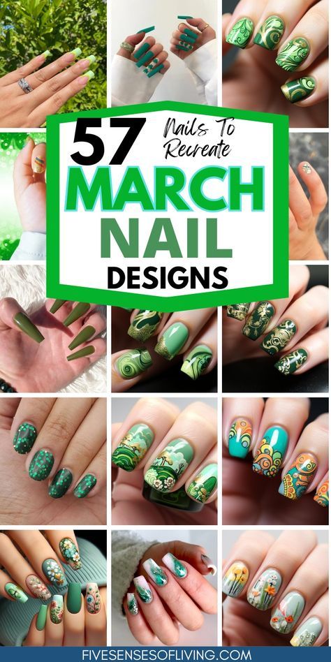 St Patricks Day Nails Gel, St Patricks Nail Designs, St Patrick Day Nails Acrylic, Irish Nails, Saint Patrick Nail, St Patrick's Day Nails, Girlboss Aesthetic, Polka Dot Nail Art, St Patricks Day Nails