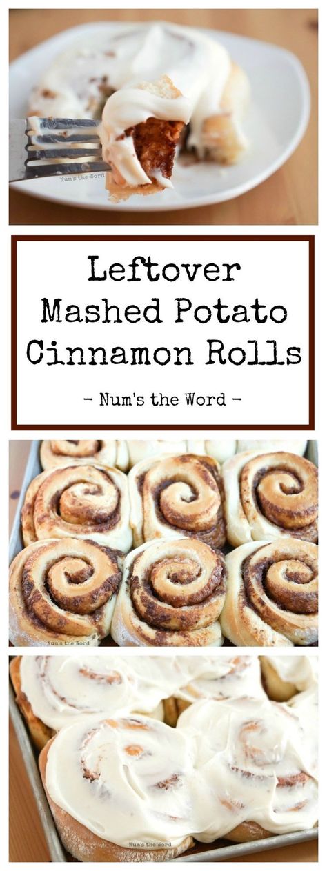 Desserts Cinnamon Rolls, Christmas Cinnamon Rolls, Potato Cinnamon Rolls, Desserts Cinnamon, Cinnamon Roll Recipe, Sweet Potato Cinnamon, Instant Mashed Potatoes, Sweet Easy, Cinnamon Roll Dough