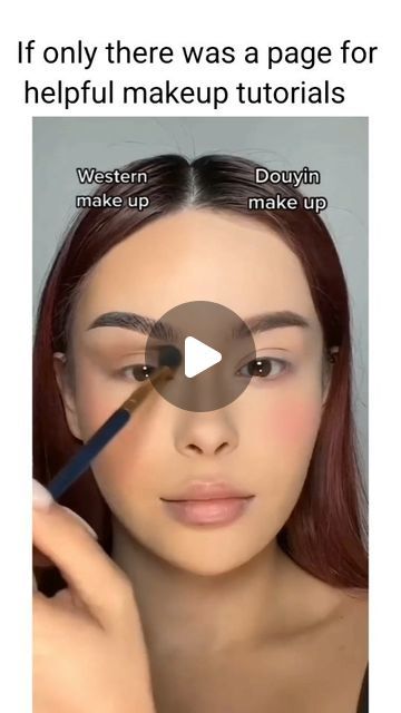 Makeup tutorials 💋 on Instagram: "Western vs Douyin 

Credit - 

#douyin #western #makeuplovers #makeupgeek" Rodeo Makeup, Cowgirl Makeup Ideas, Western Makeup Looks, Cowgirl Makeup, Western Makeup, Makeup Mistakes, Makeup Step By Step, Doll Makeup, Makeup Looks Tutorial