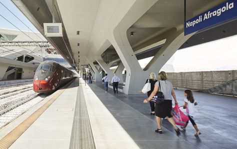 Futuristic Train Station, Futuristic Train, Hadid Architecture, High Speed Train, Abandoned Train Station, Zaha Hadid Architecture, Zaha Hadid Design, Train Station Architecture, Zaha Hadid Architects