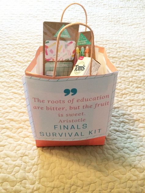 Finals Survival Kit Matric Exam Survival Kit, Exam Survival Kit Ideas, Final Exam Care Package, Exam Survival Kit, Finals Survival Kit, Exam Care Package, Survival Kit Ideas, Student Survival Kits, College Survival Kit