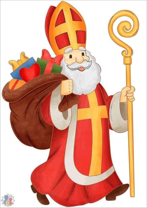 Ghetuta Mos Nicolae, Sveti Nikola, St Gerard, Baby Sensory Play, Santa Pictures, St Nicolas, Saint Nicolas, Sorting Activities, Saint Nicholas