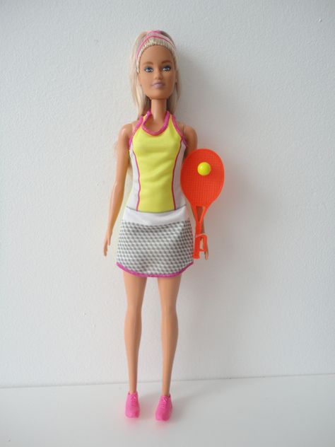 Barbie I Can Be, Toys Barbie, Barbie I, Sports Lover, Tennis Player, Tennis Players, Barbie Fashion, Hard Rock, Barbie Dolls