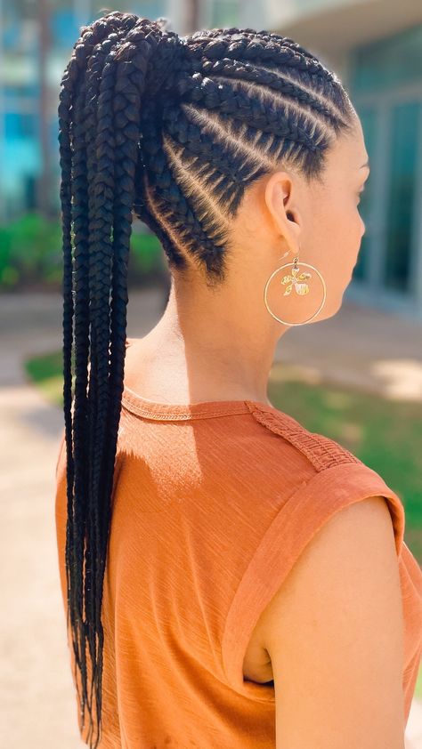 This Summer’s Beach Trend: Chic African Braids — Sunny Braids Cassie Hairstyles, Cool Cornrows, Beach Trends, Cool Facts, Summer Braids, Vacation Hairstyles, Braided Hairstyle, Two Braids, Texturizer On Natural Hair