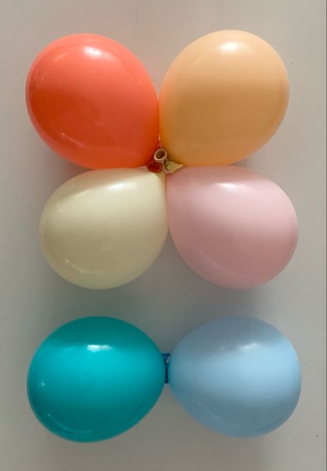 Coral, Blush, Ivory Silk, sempertex pastel pink, caribbean blue, sempertex pastel blue Balloon Colors, Colour Samples, Balloon Installation, Coral Blush, Minnie Bow, Big Balloons, Custom Balloons, Caribbean Blue, Ivory Silk