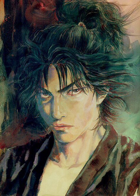 Vagabond Illustration                              Artist: Takehiko Inoue Takehiko Inoue, Inoue Takehiko, Vagabond Manga, Arte Ninja, Miyamoto Musashi, 캐릭터 드로잉, Arte Inspo, Manga Artist, Japanese Artists