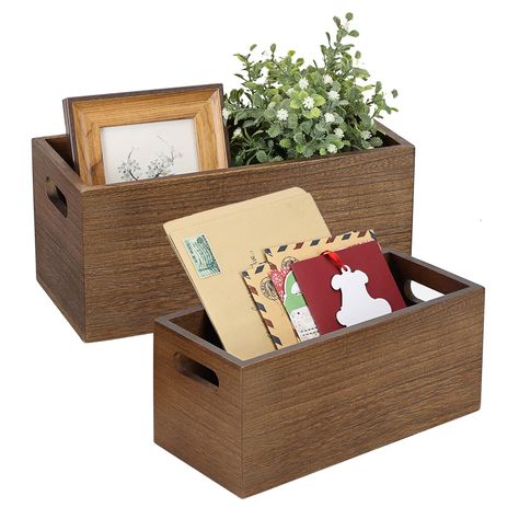 PRICES MAY VARY. Wood Mail Holder Storage Organizer Box Desktop Letters, Bills, Notes and Postcard Bin for Home Office Dorm Room, Simple Desktop Letter Sorter Mail Organiser organizes multiple sizes of envelopes and tickets, even doubles as a tool organizer. Nesting Wooden Box With Handles 2pcs： Large size (12"x6 "x5.5"); Small size (11"x5.1 "x4.8") NATURAL PINE WOODEN BOXES: Are handcrafted from genuine solid wood and crafted to be sturdy and durable, the Farmhouse Style Countertop Mail and Bil Desktop Mail Organizer, Letter Sorter, Small Wood Box, Wooden Tool Boxes, Rustic Wooden Box, Small Wooden Boxes, Wooden Organizer, Mail Holder, Decorative Storage Boxes