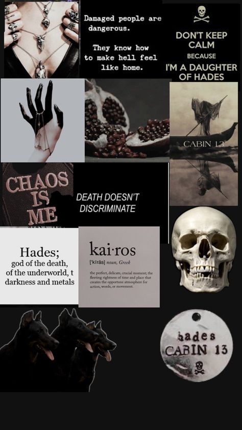 Hades Aesthetic Wallpaper, Children Of Hades, Child Of Hades, Hades Children, Mythology Poetry, Child Aesthetic, Hades Aesthetic, Hades Greek Mythology, Camp Half Blood Cabins