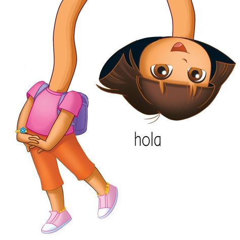 Dora cursed Dora Means, Hola Can You Find My Weave Dora, Dora Memes Hilarious, Dora Pfp, Dora Pics, Dora Memes, Dora Cartoon, Explorer Map, Pasta Art