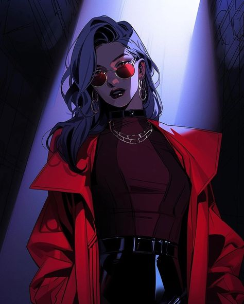 Punk Character Art, Punk Character Design, Punk Character, Vampire Character, Female Detective, Cyberpunk Rpg, Cyberpunk Female, Vampire The Masquerade, Vampire Art