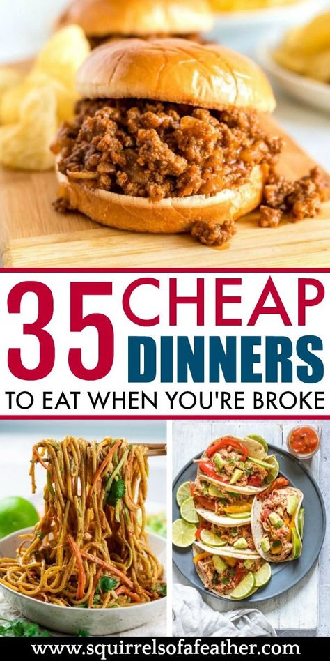 Cheap Family Dinners, Cheap Dinner Ideas, Cheap Meal Plans, Cheap Family Meals, Easy Cheap Dinners, Budget Family Meals, Cheap Easy Meals, Usa Food, Dinner On A Budget