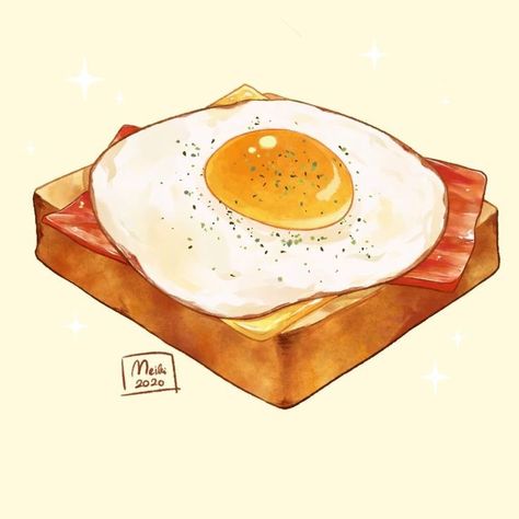 Beverage Illustration, Anime Egg, Japanese Food Illustration, Kristina Webb, Food Art Painting, Arte Monster High, 귀여운 음식 그림, Foodie Art, Food Sketch