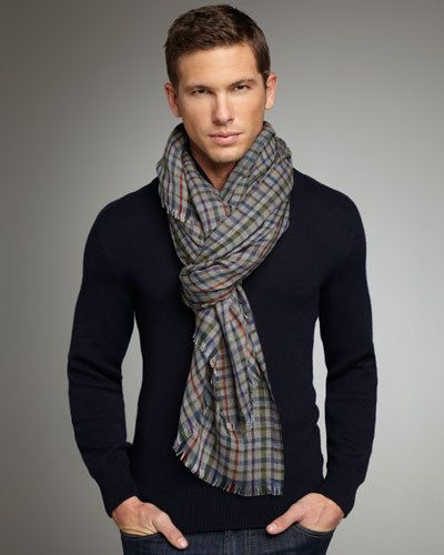 Scarf Scarf Outfit Men, Mens Scarf Fashion, Fluffy Scarf, Mens Scarf, Things To Do In Chicago, Masc Fashion, Fall 2014 Fashion, Fashion Tips For Men, Scarf Outfit