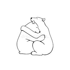 Bear Hug Drawing, Hugging Animals, Reading Wallpaper, Hug Cartoon, Hugging Drawing, Dogs Hugging, Animal Hugs, Communication Board, Cartoon Sketches