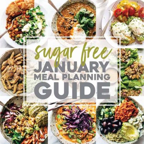 Sugar Free Diet Plan, Sugar Free Eating, Sugar Detox Recipes, January Challenge, Detox Meal Plan, Zucchini Pie, Pinch Of Yum, Sugar Free Diet, No Sugar Diet