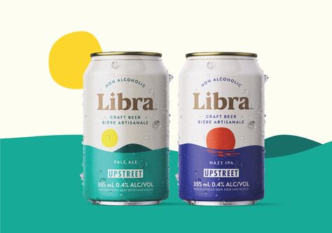 Libra non-alcoholic beer – Packaging Of The World Non Alcoholic Beer, Alcohol Packaging, Beer Packaging, Advertising Material, Beverage Packaging, The Beer, Bottle Packaging, Personal Project, Pale Ale