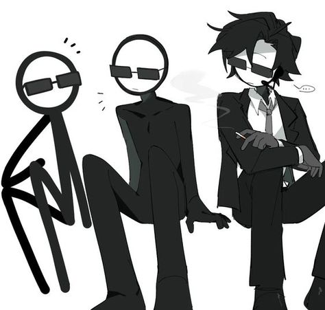 Stickman Artstyle, Agent Smith Alan Becker, Alan Becker Stick Figures, Baker Drawing, Stickman Drawing, Animation Vs Animator, Animator Vs Animation, Agent Smith, Alan Baker