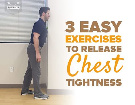 3 Easy Exercises to Release Chest Tightness Sore After Workout, Canker Sore Relief, Chest Tightness, Shoulder Anatomy, Gentle Exercise, Tight Shoulders, Relaxation Exercises, Stretch Routine, Stomach Muscles